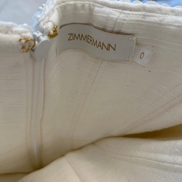 White Mini Zimmerman Dress - Picture 3 of 6